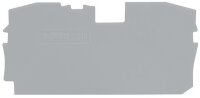 WAGO Abschluss-/Zwischenplatte 2010-1291 2Leiter 10qmm grau