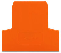 WAGO Abschlussplatte u. Zwischenplatte 281-309 orange