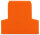WAGO Abschlussplatte u. Zwischenplatte 281-309 orange