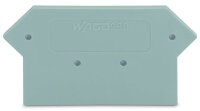 WAGO Abschluss-/Zwischenplatte 280-330 grau