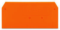 WAGO Abschlussplatte u. Zwischenplatte 281-329 orange