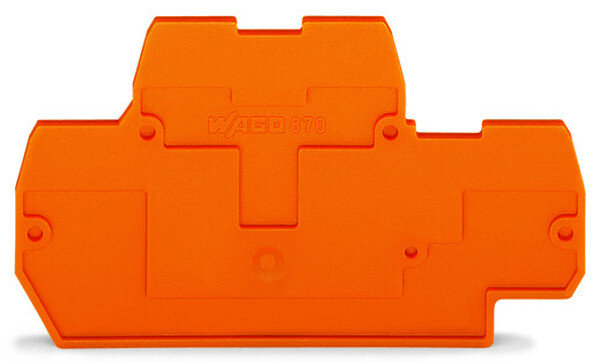 WAGO Abschluss-/Zwischenplatte 870-518 2mm grau